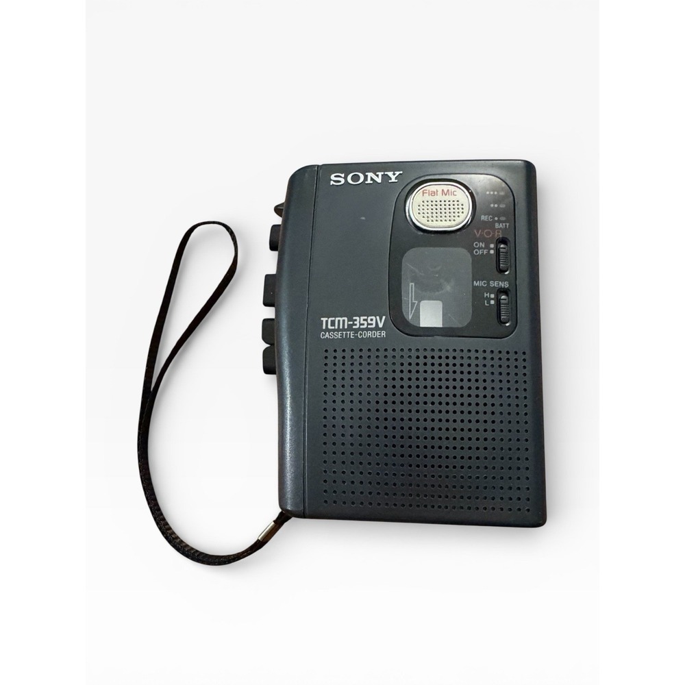 Vintage Sony TCM-359V Portable Cassette Voice Recorder‎ VOR PARTS ONLY